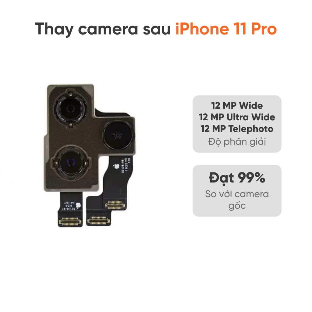 Thay camera sau iPhone 11 Pro