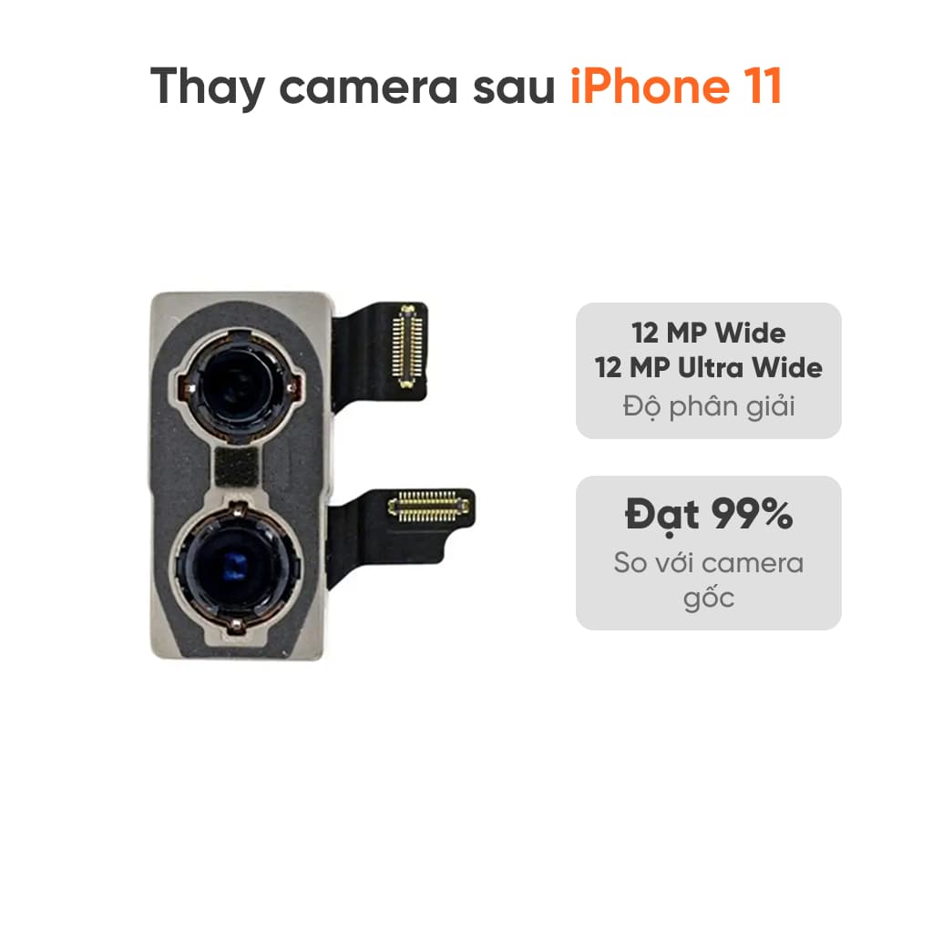 Thay camera sau iPhone 11