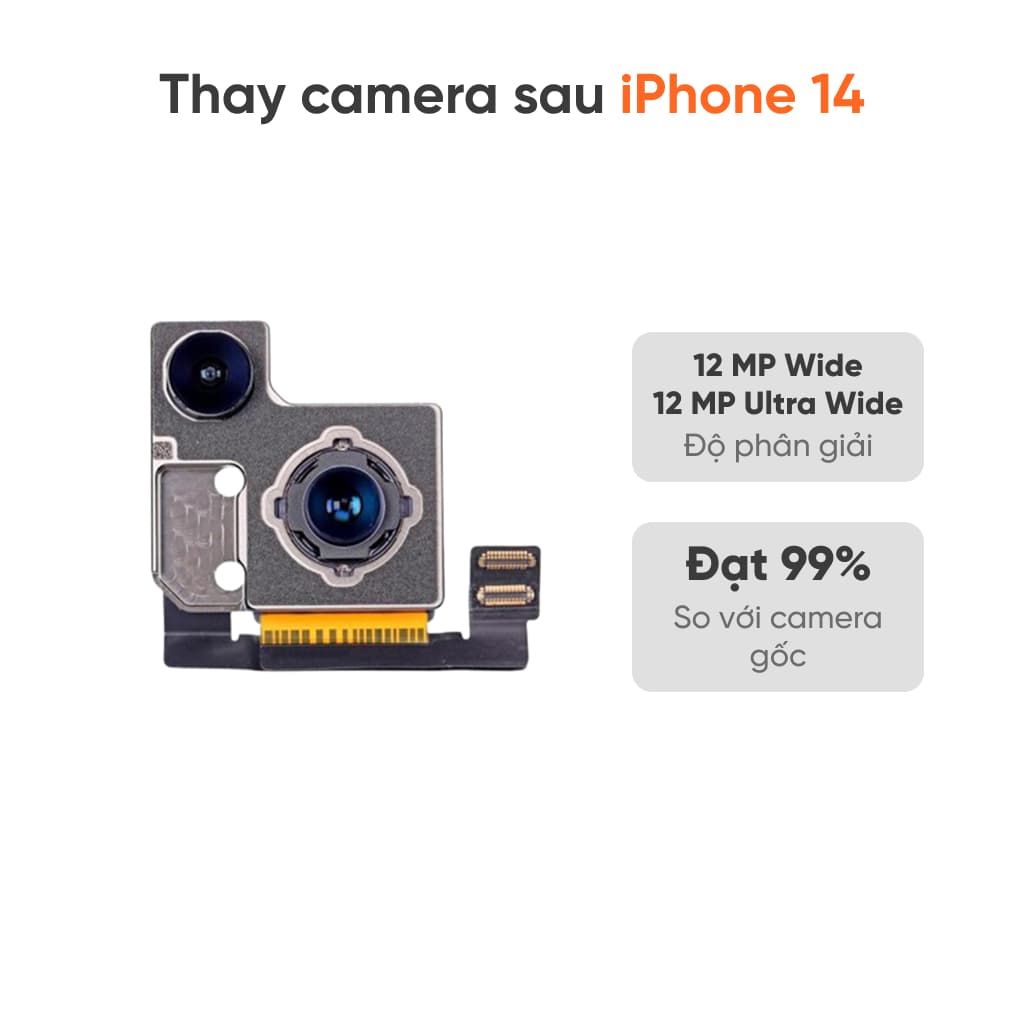 Thay camera sau iPhone 14