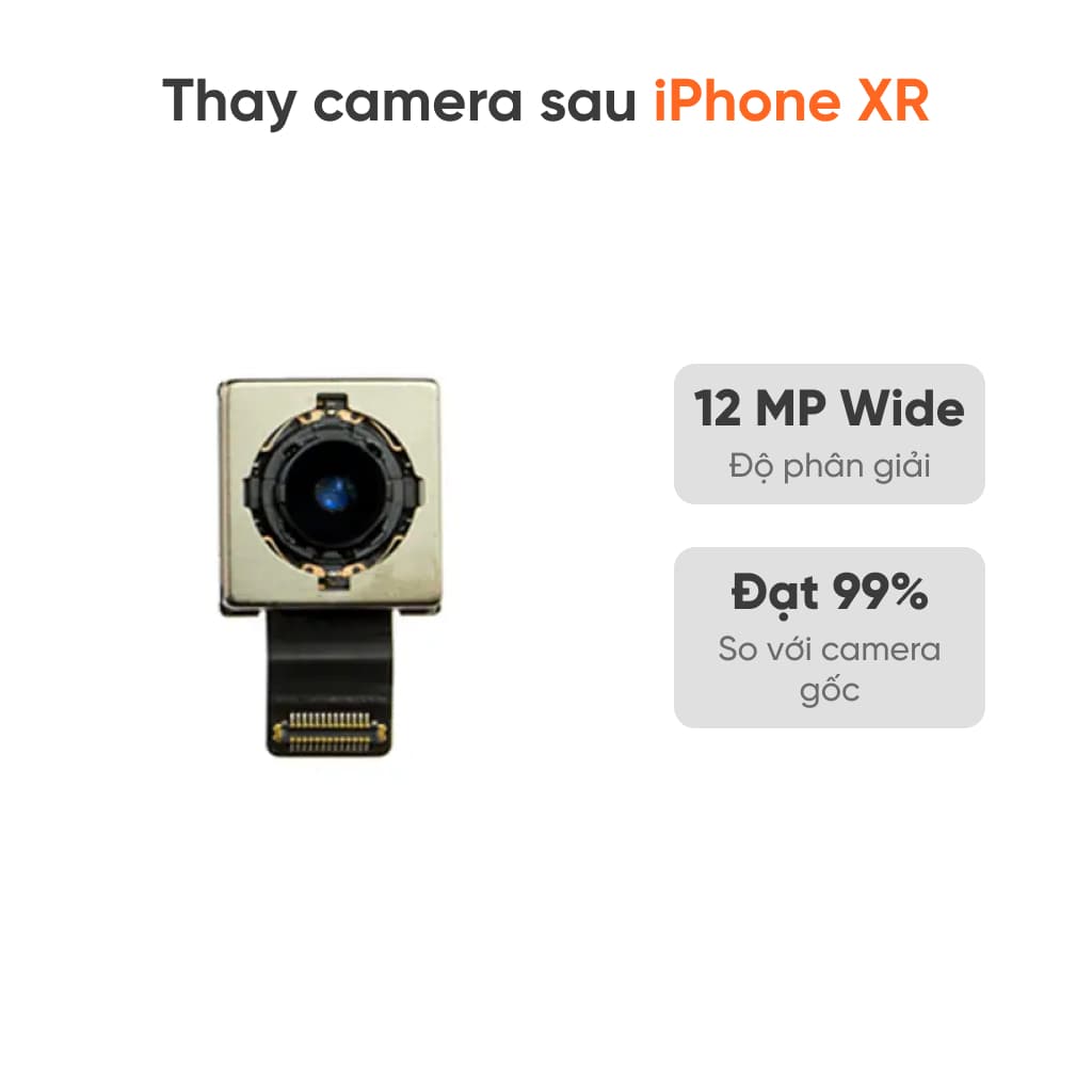 Thay camera sau iPhone XR
