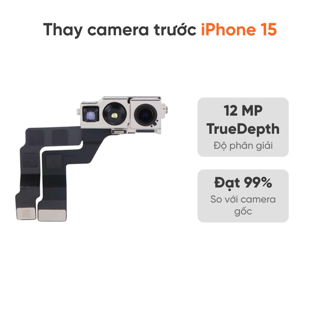 Thay camera trước iPhone 15