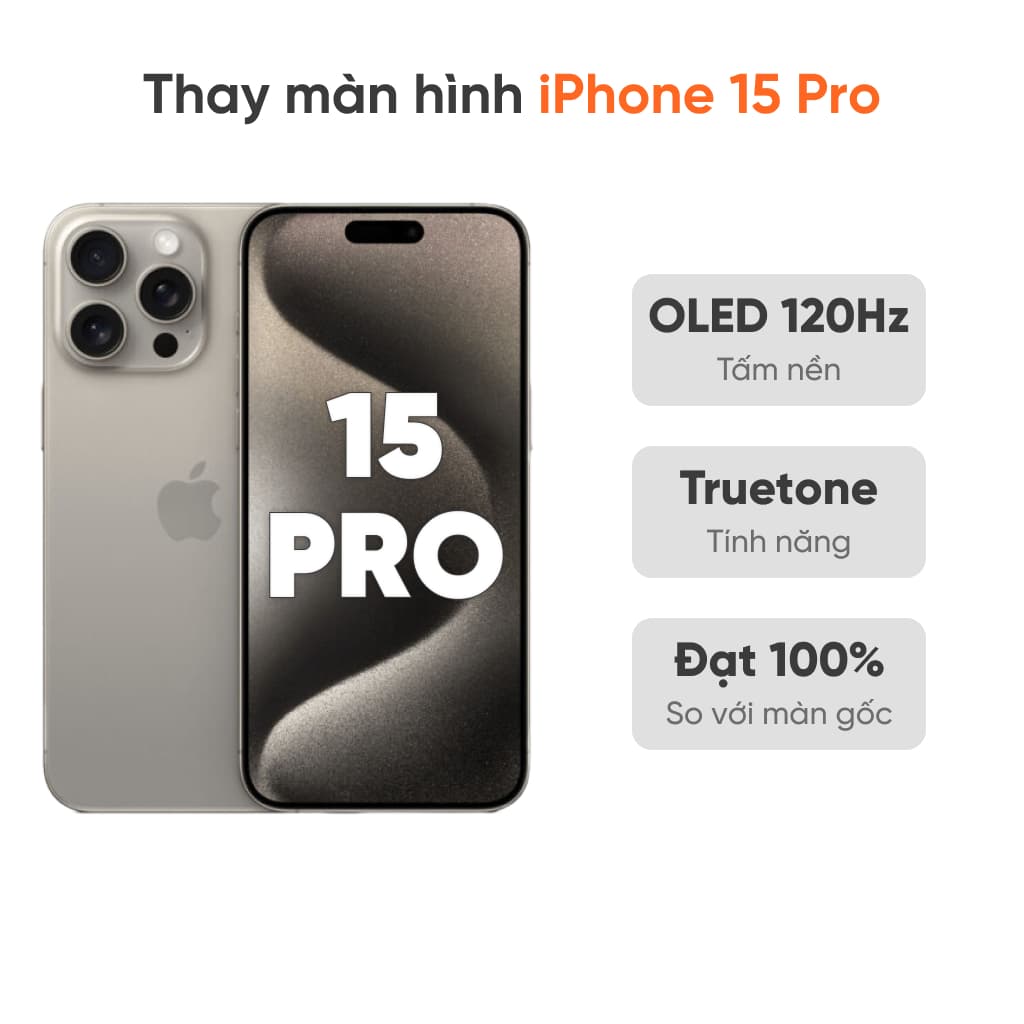Thay màn hình iPhone 15 Pro
