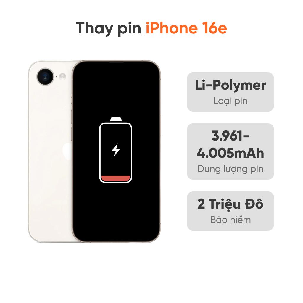 Thay pin iPhone 16e