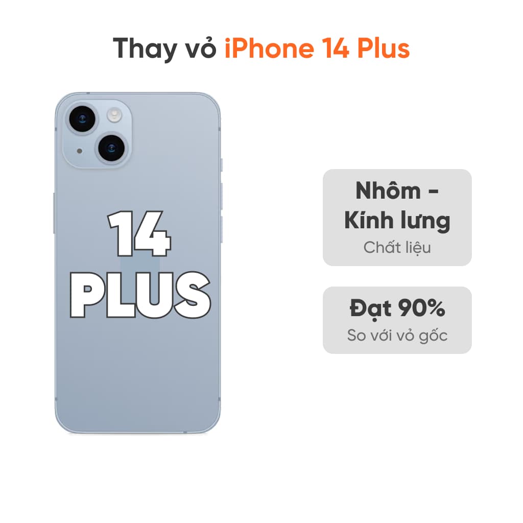 Thay vỏ iPhone 14 Plus
