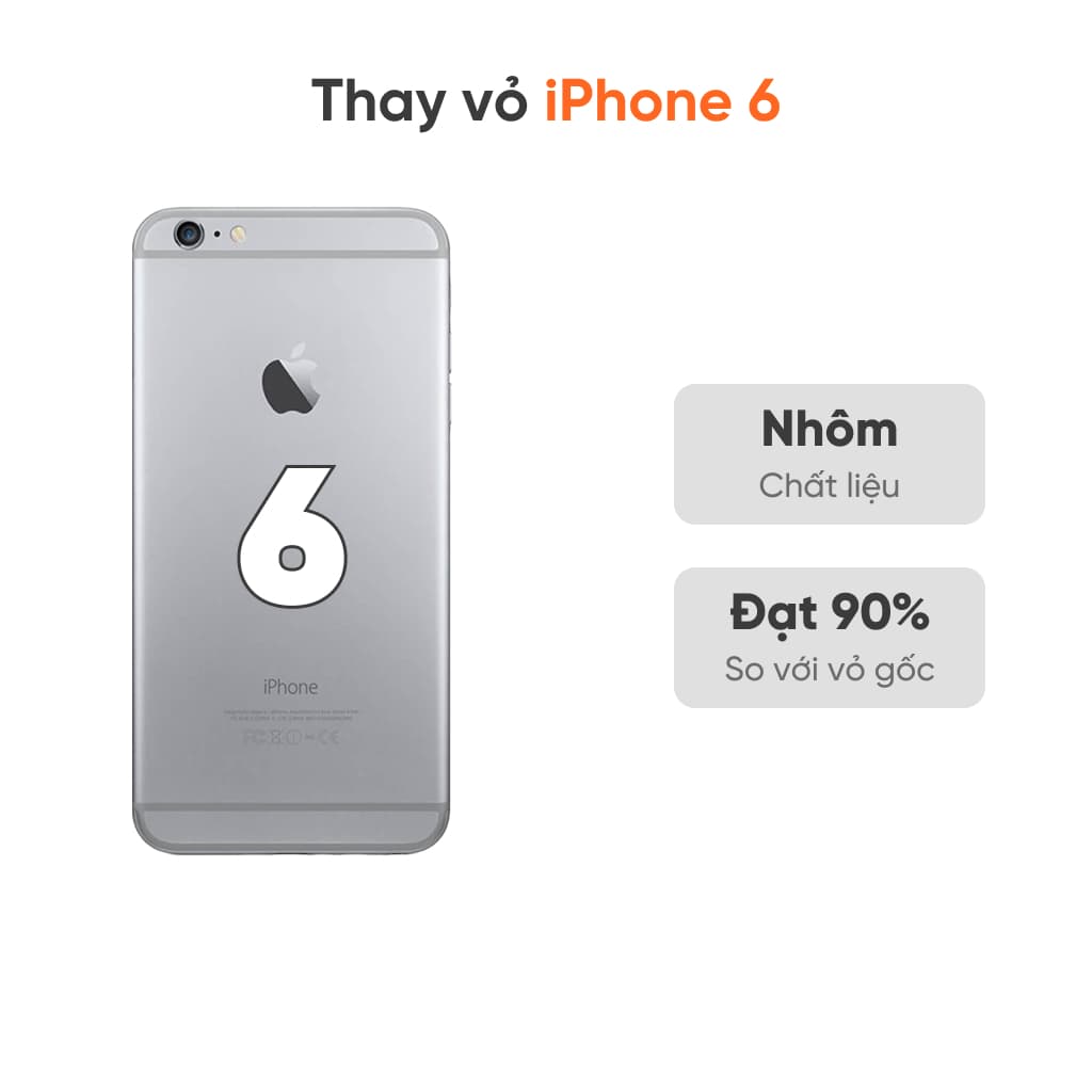 Thay vỏ iphone 6