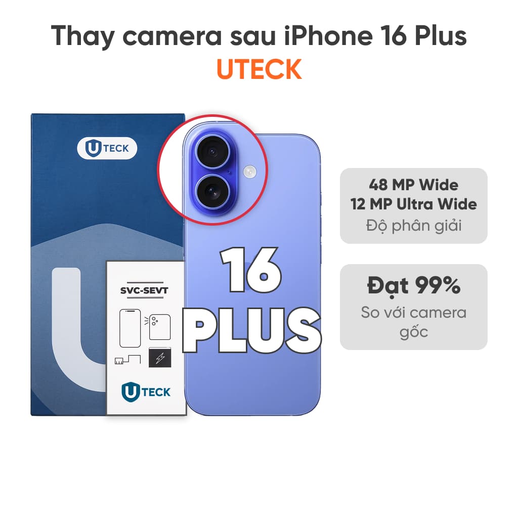 Loại UTECK (Cam sau)