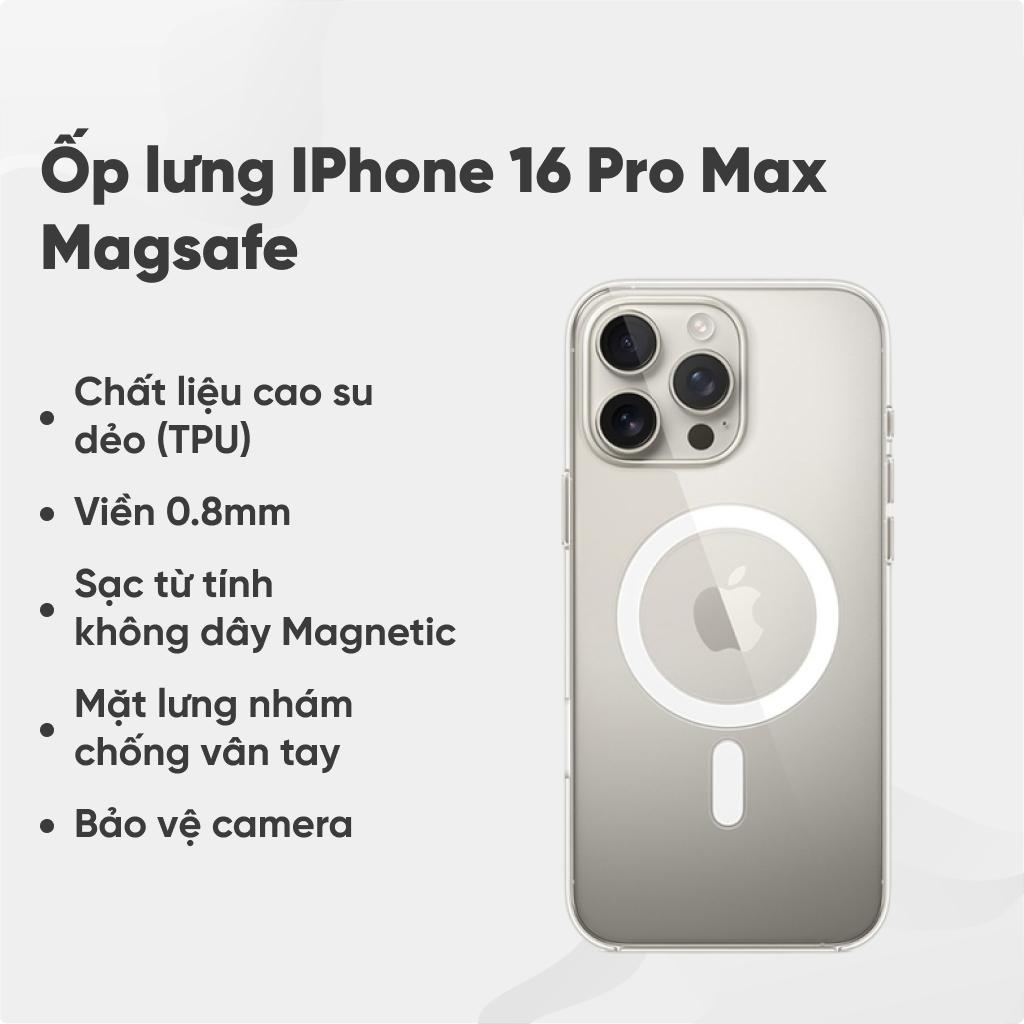 Ốp lưng IPhone 16 Pro Max Magsafe