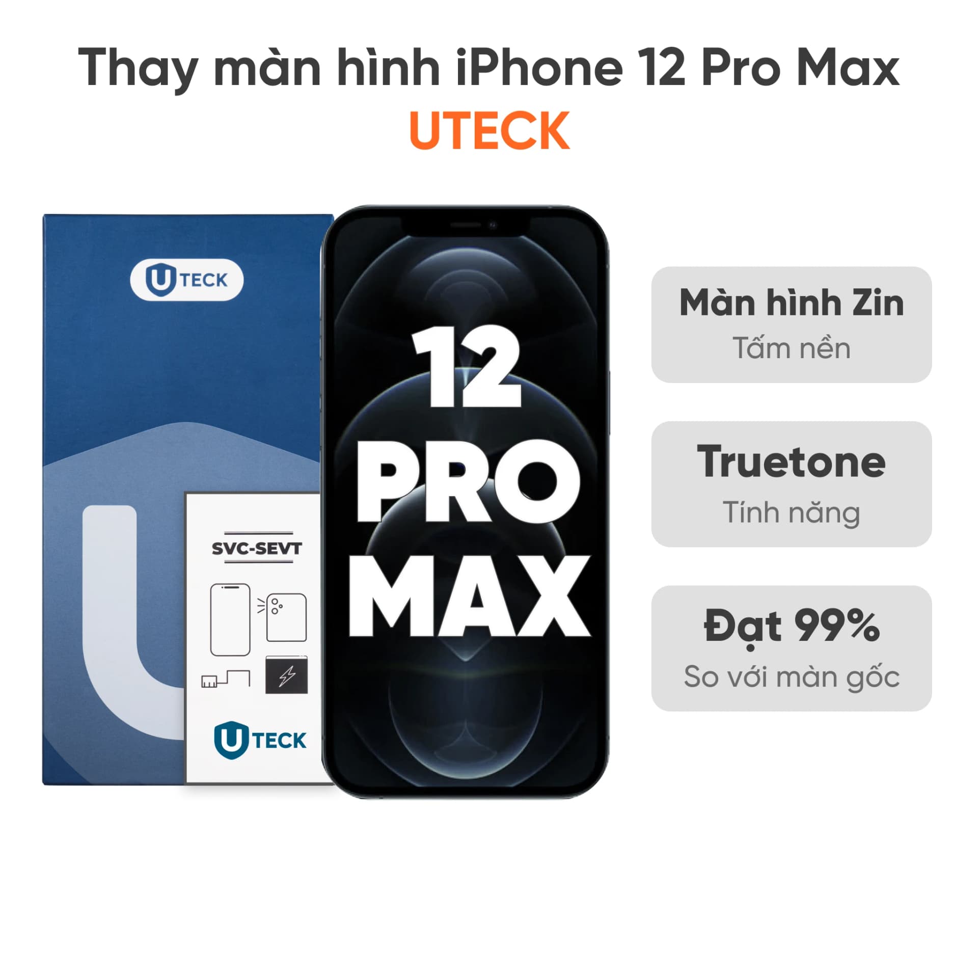 Thay màn hình iPhone 12 Pro Max loại UTECK