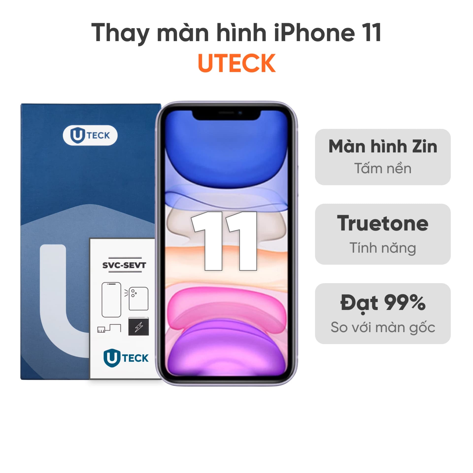 Thay màn hình iPhone 11 loại UTECK