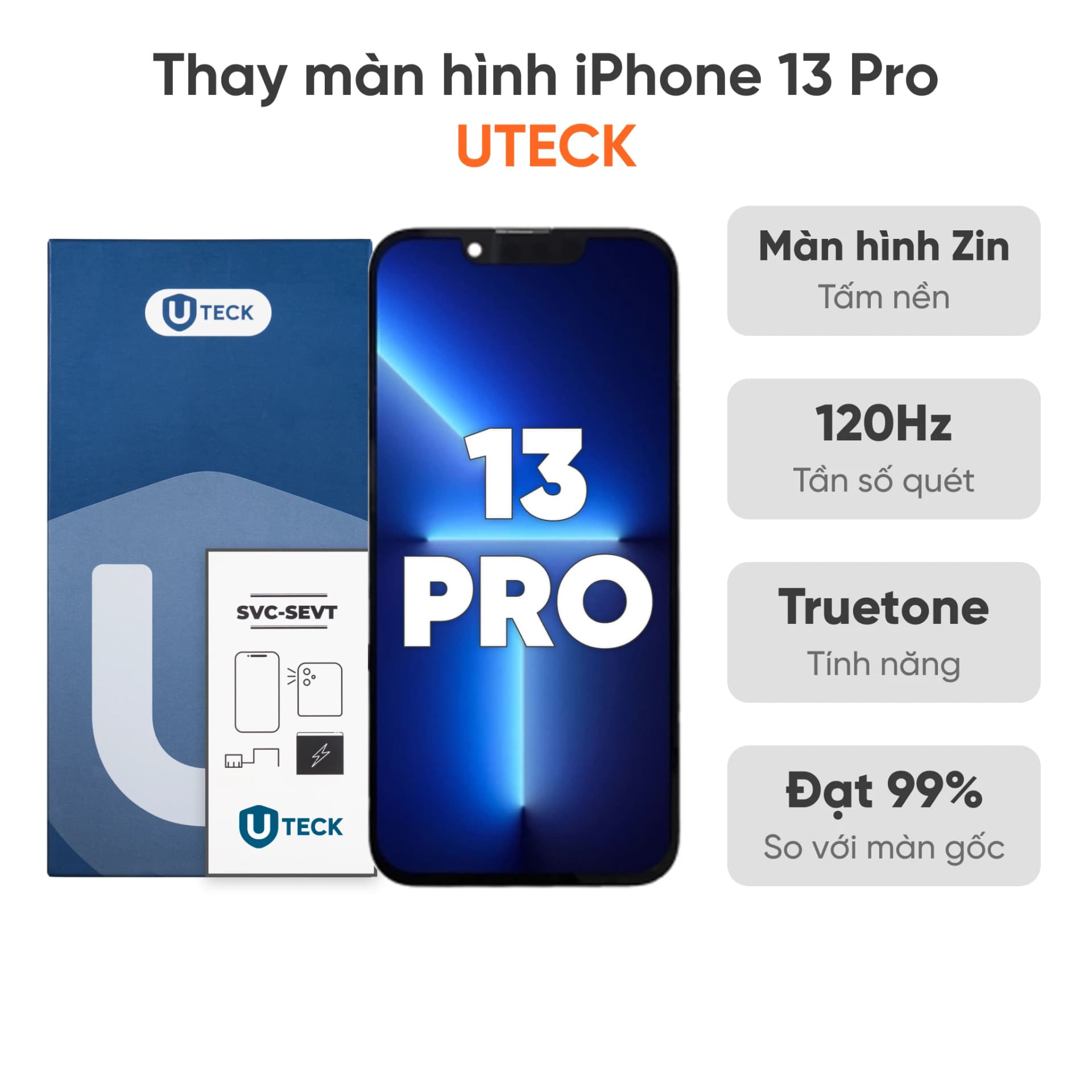 Thay màn hình iPhone 13 Pro loại UTECK