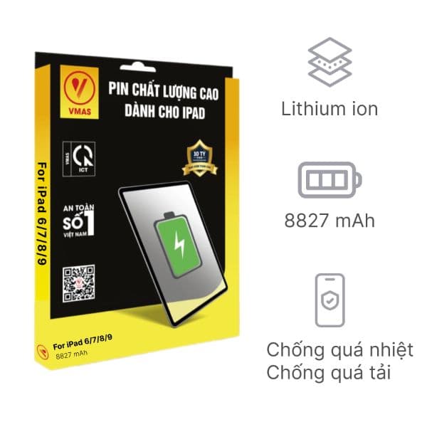 Thay pin iPad Gen 6